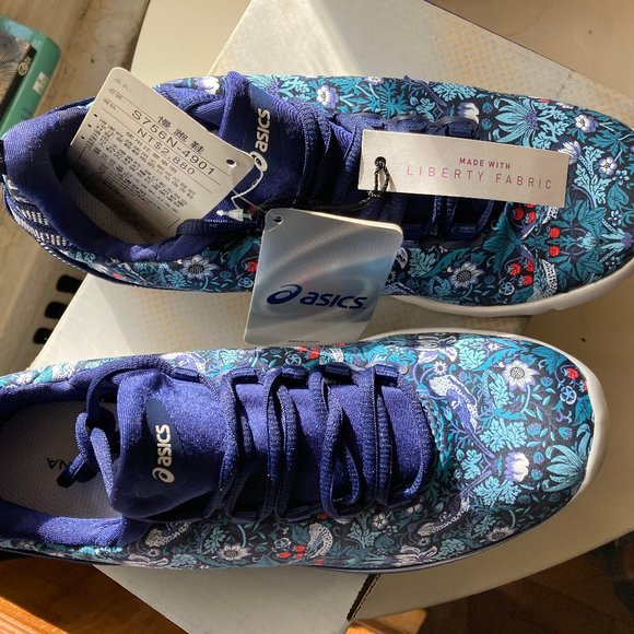 ASICS (rare) GEL FIT SANA SE blue, slip on sneakers size 7 - Picture 3 of 9